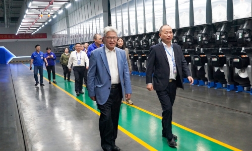 国度工信部节能与综合利用司司长黄利斌莅临非凡国际恒超调研领导