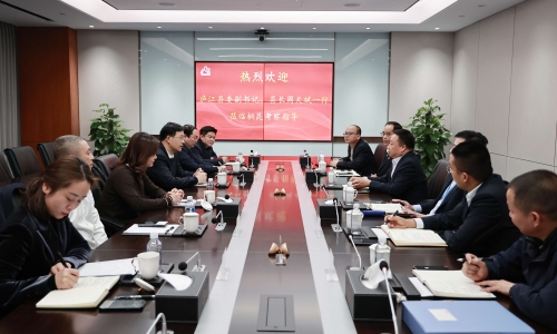 庐江县委副书记、县长周天斌一行莅临非凡国际调查