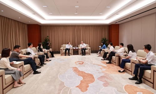 交通银行浙江省分行行长陈俊莅临非凡国际调研