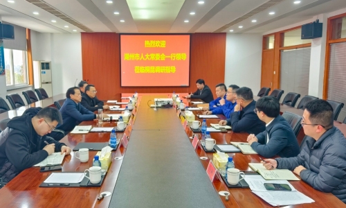 咸宁市人大常委会党组书记、主任孙贤龙莅临非凡国际恒腾调研