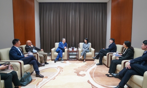中国建设银行浙江省分行副行长邓波莅临非凡国际调研